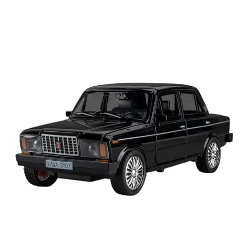YCNXEB Miniatur Modelle 1:18 Für Lada 2107 Mit Sound Und Licht Druckguss-Legierung Automodell Statische Figur Miniatur Originalgetreue Nachbildung von YCNXEB