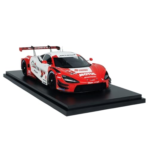 YCNXEB Miniatur Modelle 1:18 Für McLaren 720 GT3 EVO #9Pfaff 2024 Harz Auto Modell Ornament Fahrzeug Spielzeug Geschenk Nachbildung von YCNXEB
