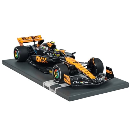 YCNXEB Miniatur Modelle 1:18 Für McLaren F1 Team MCL60 2023 Ungarn Rallye Auto Harz Modell Ornament Fahrzeug Spielzeug Geschenk Nachbildung von YCNXEB