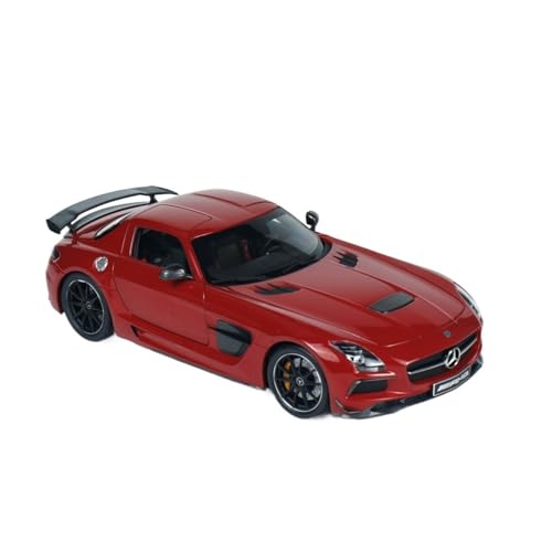 YCNXEB Miniatur Modelle 1:18 Für Mercedes-Benz AMG SLS Black Series Rot Legierung Sammler Auto Modell Nachbildung von YCNXEB