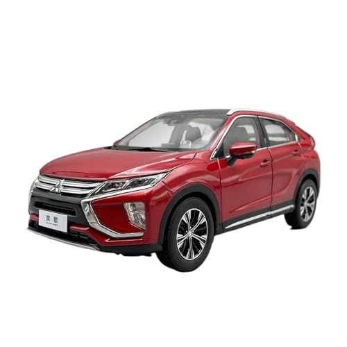YCNXEB Miniatur Modelle 1:18 Für Mitsubishi Eclipse Cross SUV Alloy Diecast Automodell Statische Sammlung Originalgetreue Nachbildung(Red) von YCNXEB