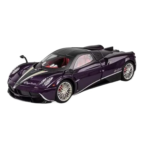 YCNXEB Miniatur Modelle 1:18 Für Pagani China Dragon Sound Und Licht Pull Back Metallmodell Sammlerornamente Originalgetreue Nachbildung(Purple) von YCNXEB