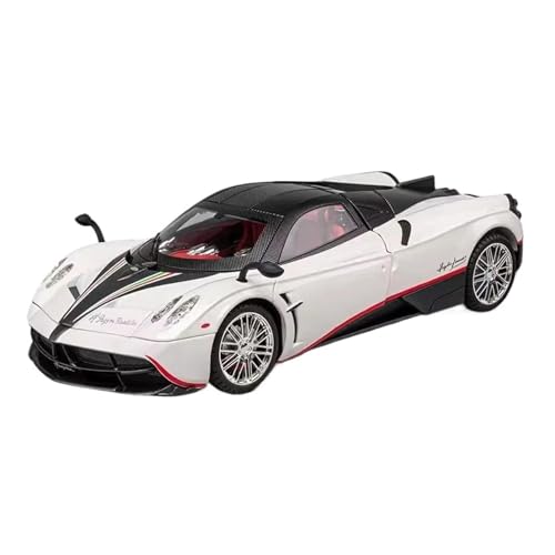 YCNXEB Miniatur Modelle 1:18 Für Pagani China Dragon Sound Und Licht Pull Back Metallmodell Sammlerornamente Originalgetreue Nachbildung(White) von YCNXEB