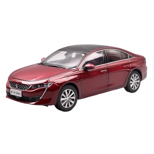 YCNXEB Miniatur Modelle 1:18 Für Peugeots 508L Legierung Mini Auto Modell Figur-Ebene Miniatur Auto Modell Display Originalgetreue Nachbildung von YCNXEB