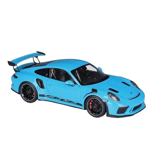 YCNXEB Miniatur Modelle 1:18 Für Porsche 911 Gt3 Rs Sportlegierung Automodell Erwachsene Hobby Display Dekorationen Originalgetreue Nachbildung(Blue) von YCNXEB