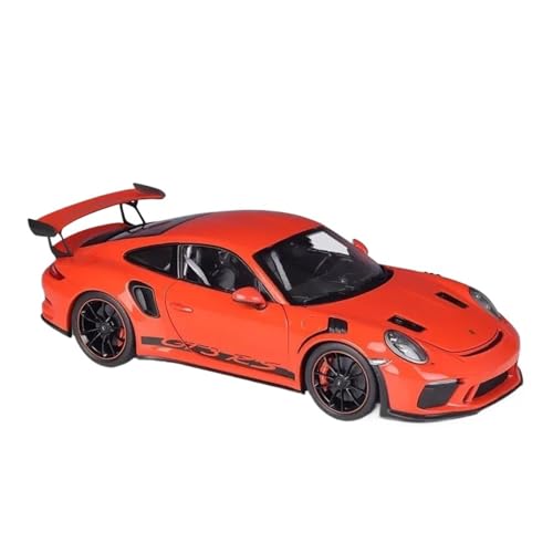 YCNXEB Miniatur Modelle 1:18 Für Porsche 911 Gt3 Rs Sportlegierung Automodell Erwachsene Hobby Display Dekorationen Originalgetreue Nachbildung(Red) von YCNXEB