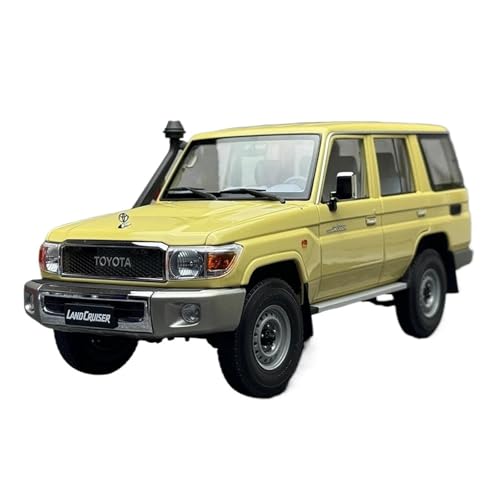 YCNXEB Miniatur Modelle 1:18 Für Toyota Land Cruiser 76 2017 LC76 SUV Automodell Statische Mini-Bastelsouvenirs Originalgetreue Nachbildung von YCNXEB