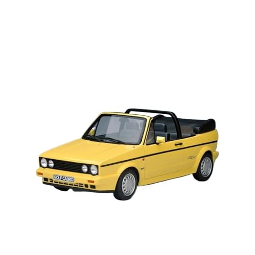 YCNXEB Miniatur Modelle 1:18 Für VW Golf Cabriolet Harz Auto Modell Klassische Sammlung Souvenir Display Originalgetreue Nachbildung von YCNXEB