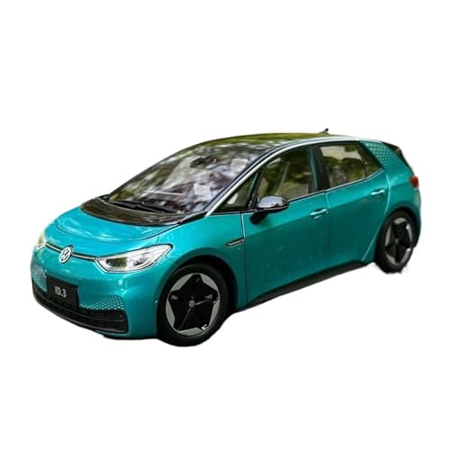 YCNXEB Miniatur Modelle 1:18 Für VW ID3 ID.3 SUV Legierung Automodell Miniaturkunst Automodell Tischdekoration Originalgetreue Nachbildung(Green) von YCNXEB