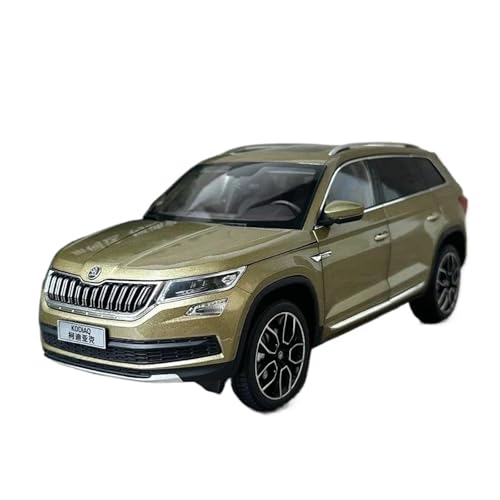 YCNXEB Miniatur Modelle 1:18 Für VW Skoda KODIAQ Legierung Auto Modell SUV Szene Layout Von Klassische Handwerk Ornament Originalgetreue Nachbildung von YCNXEB