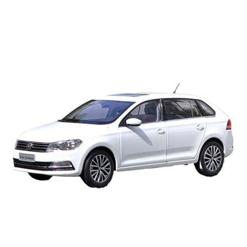 YCNXEB Miniatur Modelle 1:18 Für Volkswagen Gran Santana Maßstab Modell Auto Metall Fahrzeug Dekoration Display Geschenke Sammlung Originalgetreue Nachbildung(White) von YCNXEB