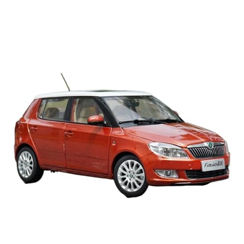 YCNXEB Miniatur Modelle 1:18 Für Volkswagen Skoda Neue Kristall Off-Road Modell Auto Metall Statische Display Urlaub Geschenk Sammlung Originalgetreue Nachbildung(Orange) von YCNXEB