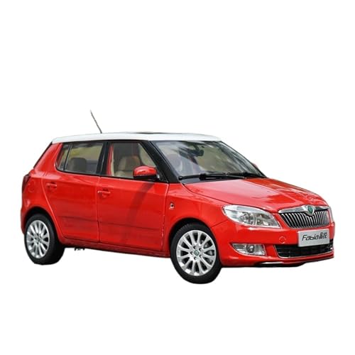 YCNXEB Miniatur Modelle 1:18 Für Volkswagen Skoda Neue Kristall Off-Road Modell Auto Metall Statische Display Urlaub Geschenk Sammlung Originalgetreue Nachbildung(Rot) von YCNXEB