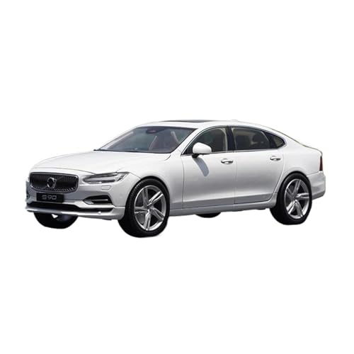 YCNXEB Miniatur Modelle 1:18 Für Volvos S90 2023 Legierung Mini Auto Modell Szene Display Ebene Miniatur Auto Modell Originalgetreue Nachbildung von YCNXEB