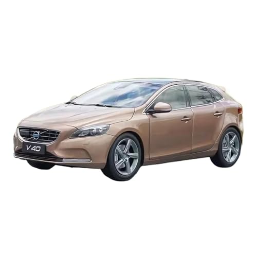 YCNXEB Miniatur Modelle 1:18 Für Volvos V40 SUV 2015 Legierung Diecast Auto Modell Jungen Sammlung Displays Originalgetreue Nachbildung(Brown) von YCNXEB