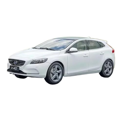 YCNXEB Miniatur Modelle 1:18 Für Volvos V40 SUV 2015 Legierung Diecast Auto Modell Jungen Sammlung Displays Originalgetreue Nachbildung(White) von YCNXEB