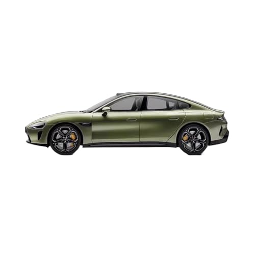 YCNXEB Miniatur Modelle 1:18 Für Xiaomi SU7 High-End-Limousine Legierung Statisches Automodell Fan-Kollektion Heimdekoration Ornamente Originalgetreue Nachbildung(Green) von YCNXEB