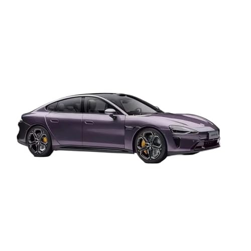 YCNXEB Miniatur Modelle 1:18 Für Xiaomi SU7 High-End-Limousine Legierung Statisches Automodell Fan-Kollektion Heimdekoration Ornamente Originalgetreue Nachbildung(Purple) von YCNXEB