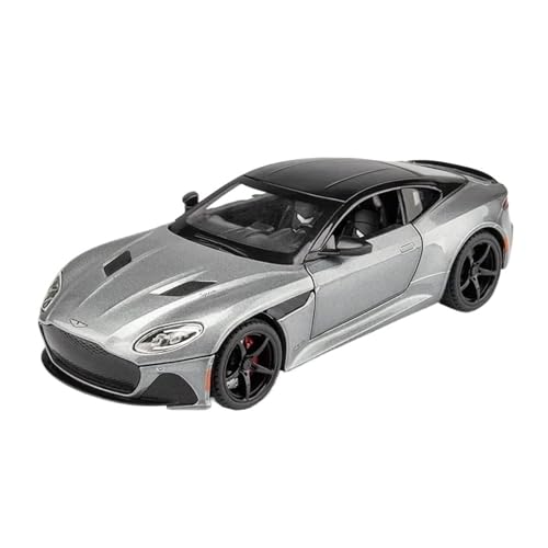 YCNXEB Miniatur Modelle 1:22 Für Aston Martin DBS Superleggera Legierung Modell Auto Spielzeug Diecast Metall Casting Sound Und Licht Spielzeug Auto Originalgetreue Nachbildung(Silber) von YCNXEB