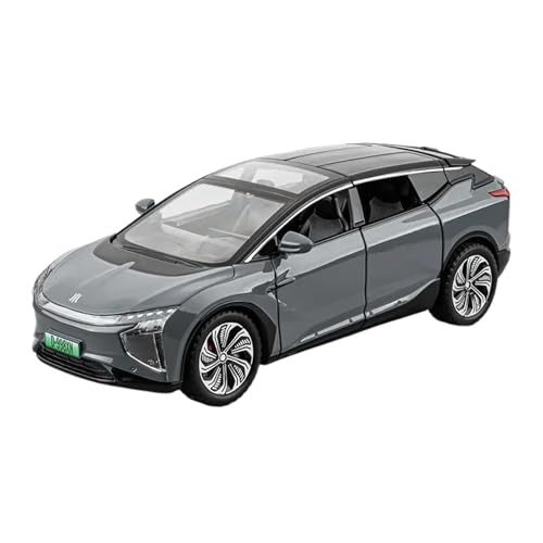 YCNXEB Miniatur Modelle 1:22 Für HiPhi X Alloy Diecast Car Model 8 Türen Können Geöffnet Werden New Energy Tram Mit Sound Light Sportwagen Originalgetreue Nachbildung(Gray) von YCNXEB