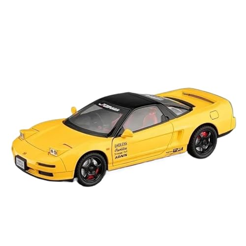 YCNXEB Miniatur Modelle 1:22 Für Honda Acura NSX NA1 Auto Legierung Druckguss Modell Auto Spielzeug Sammlung Ornamente Geschenk Simulation Auto Originalgetreue Nachbildung(Yellow) von YCNXEB