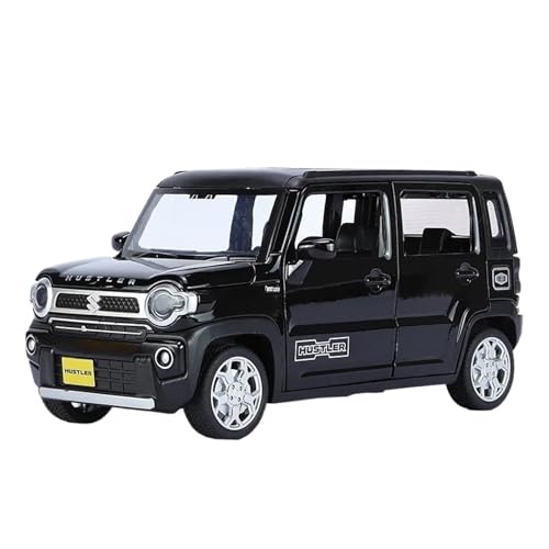 YCNXEB Miniatur Modelle 1:22 Für Suzuki Hustler SUV Legierung Auto Modell Diecast Geländewagen Sound Licht Zurückziehen Spielzeug Sammlerstücke Originalgetreue Nachbildung(Schwarz) von YCNXEB