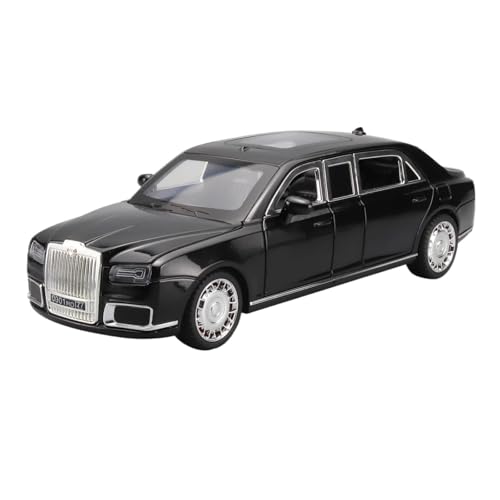 YCNXEB Miniatur Modelle 1:24 Für Aurus Senat Alloy Car Model Fan Collections Ausgestellt Originalgetreue Nachbildung von YCNXEB