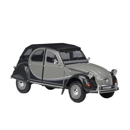 YCNXEB Miniatur Modelle 1:24 Für Citroen 2CV 6 Charleston Legierung Auto Modell Erwachsene Hobby Desktop Mini Sammlung Originalgetreue Nachbildung von YCNXEB
