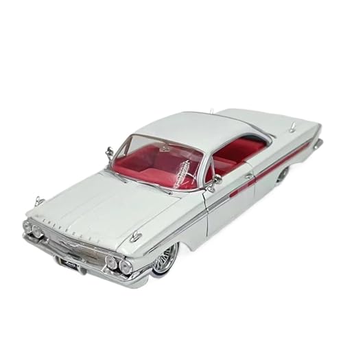 YCNXEB Miniatur Modelle 1:24 Für Impala 1961 Mini Legierung Auto Modell Erwachsene Hobby Sammlung Souvenir Ornament Figuren Originalgetreue Nachbildung von YCNXEB