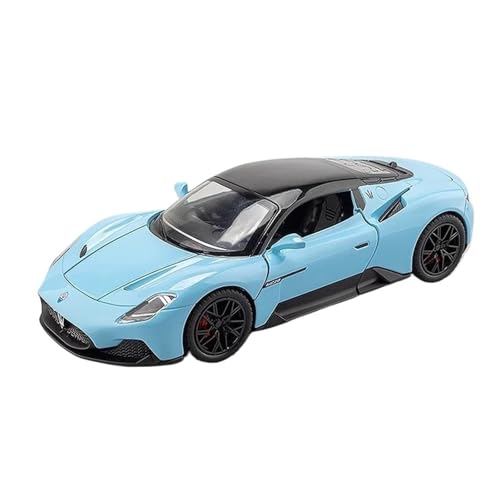 YCNXEB Miniatur Modelle 1:24 Für Maserati MC20 Cabrio Sound Und Licht Legierung Auto Modell Statische Figur Miniatur Originalgetreue Nachbildung(Blue) von YCNXEB