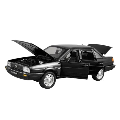 YCNXEB Miniatur Modelle 1:24 Für VW Santana Mit Sound Light Pull Back Alloy Car Model Fan Collections Auf Dem Display Originalgetreue Nachbildung von YCNXEB