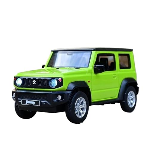 YCNXEB Miniatur Modelle 1:26 Für Suzuki Jimny Legierung Automodell Druckguss & Spielzeug Metall Geländewagen Automodell Simulation Sammlung Geschenk Originalgetreue Nachbildung(Grün) von YCNXEB