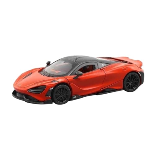 YCNXEB Miniatur Modelle 1:31 Für McLaren 765LT Legierung Druckguss Spielzeug Fahrzeuge Metall Spielzeug Auto Modell Sammlung Auto Enthusiasten Originalgetreue Nachbildung(Rot) von YCNXEB