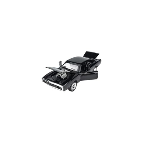 YCNXEB Miniatur Modelle 1:32 Für Dodge Charger Sound Und Licht Legierung Auto Modell Junge Der Miniatur Figuren Sammlung Originalgetreue Nachbildung(Black) von YCNXEB