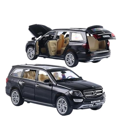 YCNXEB Miniatur Modelle 1:32 Für GL GL500 SUV Sound Und Licht Diecast Legierung Auto Modell Statische Figur Miniatur Originalgetreue Nachbildung von YCNXEB