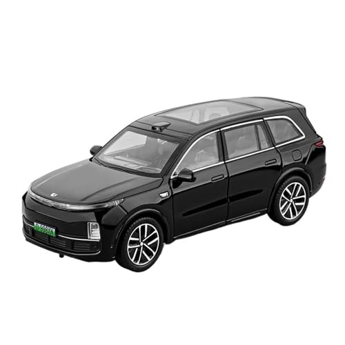 YCNXEB Miniatur Modelle 1:32 Für Leading IDEAL L9 SUV Sound Und Licht Legierung Automodell Thema Party Installation Originalgetreue Nachbildung(Black) von YCNXEB
