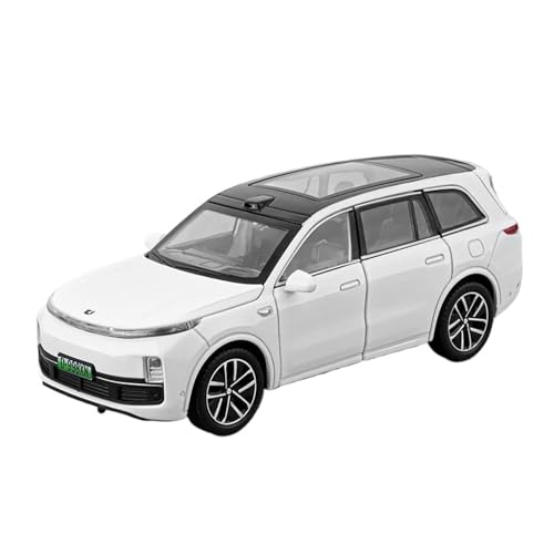 YCNXEB Miniatur Modelle 1:32 Für Leading IDEAL L9 SUV Sound Und Licht Legierung Automodell Thema Party Installation Originalgetreue Nachbildung(White) von YCNXEB