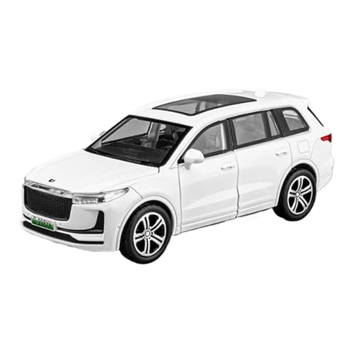 YCNXEB Miniatur Modelle 1:32 Für Leading IDEAL ONE Mit Sound Und Licht Legierung Auto Modell Statische Figur Miniatur Originalgetreue Nachbildung(White) von YCNXEB