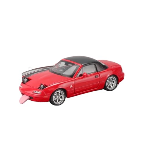 YCNXEB Miniatur Modelle 1:32 Für Mazda MX-5 Sportlegierung Automodell Erwachsene Jungen Hobby Dekorationen Originalgetreue Nachbildung(Red) von YCNXEB