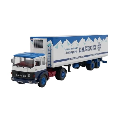 YCNXEB Miniatur Modelle 1:43 Legierung Transporter Modell Kit Für Renault Saviem PS30 1977 Anhänger Cold Chain Cargo Metall Nachbildung YCNXEB Miniatur Modelle 1:43 Legierung Transporter Modell Kit Für Renault Saviem PS30 1977 Anhänger Cold Chain Cargo Metall Nachbildung von YCNXEB