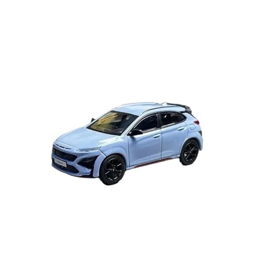 YCNXEB Miniatur Modelle 1:64 Für Hyundai KONA N Legierung Auto Modell Souvenir Hobby Sammeln Displays Originalgetreue Nachbildung von YCNXEB