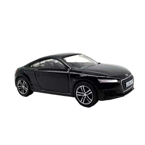 YCNXEB Miniatur Modelle 1:76 Für Audi TT Hardtop Sportwagen Schwarz Automodell Legierung Kleinwagen Simulation Sammlung Originalgetreue Nachbildung von YCNXEB