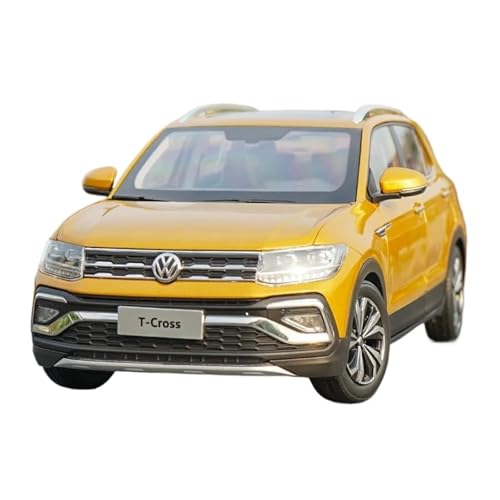 YCNXEB Miniatur Modelle Diecast 1 18 Für Maßstab SAIC T-Cross Tcross SUV Legierung Auto Modell Sammlung Souvenir Display Ornamente Fahrzeug Spielzeug Originalgetreue Nachbildung von YCNXEB