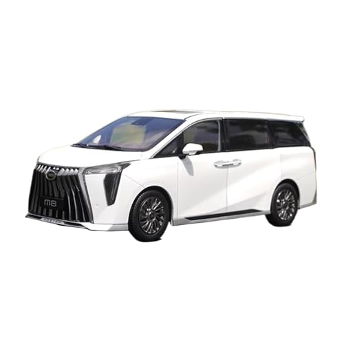YCNXEB Miniatur Modelle Druckguss 1 18 Für Maßstab GAC Trumpchi Master M8 Business Auto Legierung Fahrzeug Modell Simulation Sammlung Spielzeug Display Originalgetreue Nachbildung(White) von YCNXEB