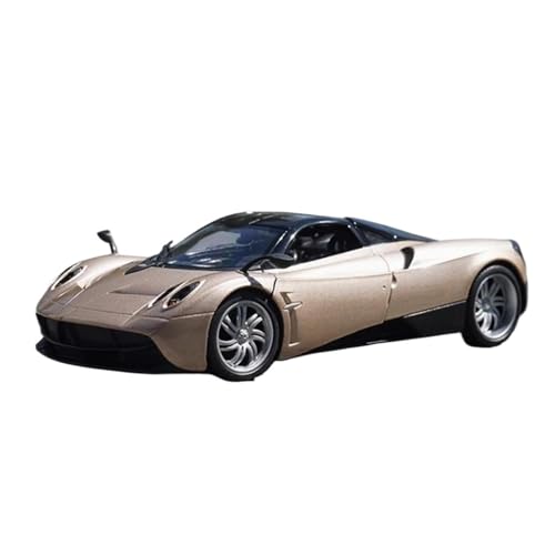YCNXEB Miniatur Modelle Druckguss 1 24 Für Maßstab Pagani Huayra Legierung Automodell Erwachsene Sammlung Dekoration Spielzeug Statische Anzeige Originalgetreue Nachbildung(Yellow) von YCNXEB