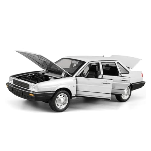 YCNXEB Miniatur Modelle Druckguss 1 24 Für Volkswagen Santana Legierung Klassische Modell Auto Sound Und Licht Für Freund Sammlung Hobbys Geschenk Originalgetreue Nachbildung(White) von YCNXEB
