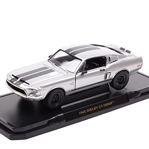 YCNXEB Miniatur Modelle Für 1968 Ford Shelby GT-500KR Mustang Muskelsportwagen 1 18 Nachbildung(B) von YCNXEB