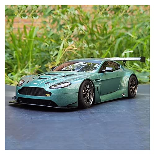 YCNXEB Miniatur Modelle Für Aston Martin V12 GT3 2013 1 18 Legierung Sportwagenmodell Erwachsene Dekorationssammlung Ornamente Nachbildung(Schwarz) von YCNXEB