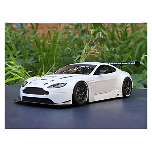 YCNXEB Miniatur Modelle Für Aston Martin V12 GT3 2013 1 18 Legierung Sportwagenmodell Erwachsene Dekorationssammlung Ornamente Nachbildung(White) von YCNXEB