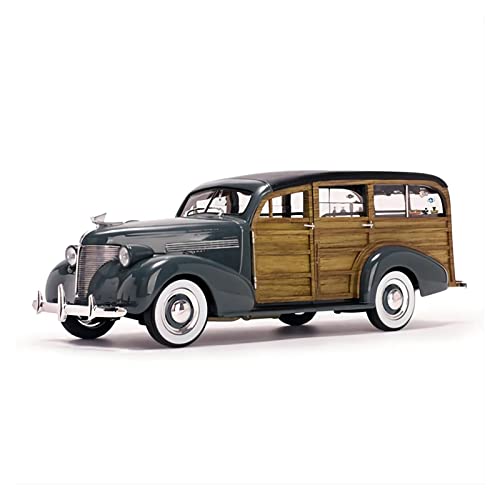 YCNXEB Miniatur Modelle Für Chevrolet Woody Surf Wagon 1939 1 18 Legierung Automodell Diecast Fahrzeuge Spielzeug Dekoration Sammlung Nachbildung(Grün) von YCNXEB